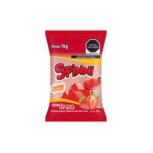 Polvo para preparar gelatina sabor fresa Spinni