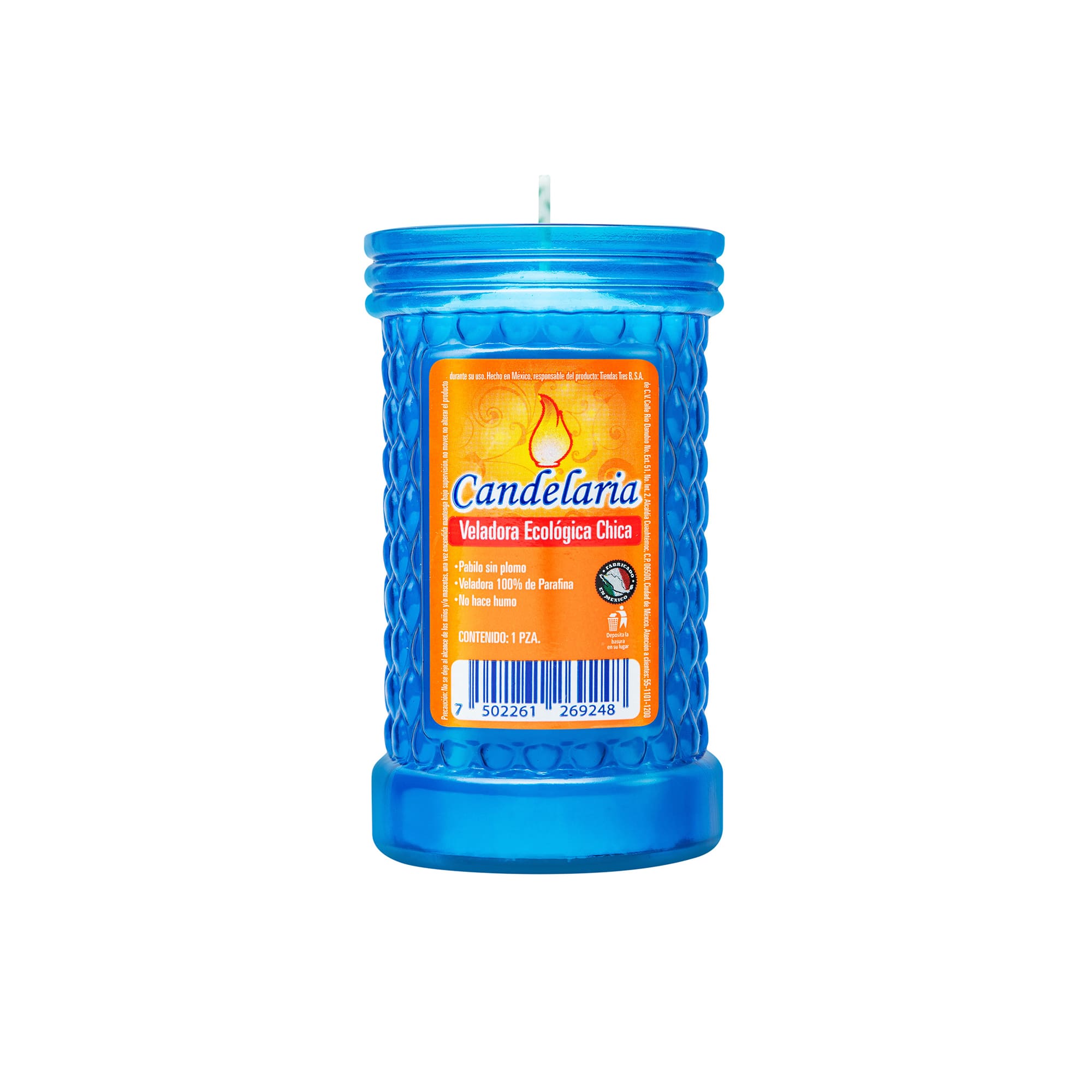 Veladora Ecologica Chica Candelaria