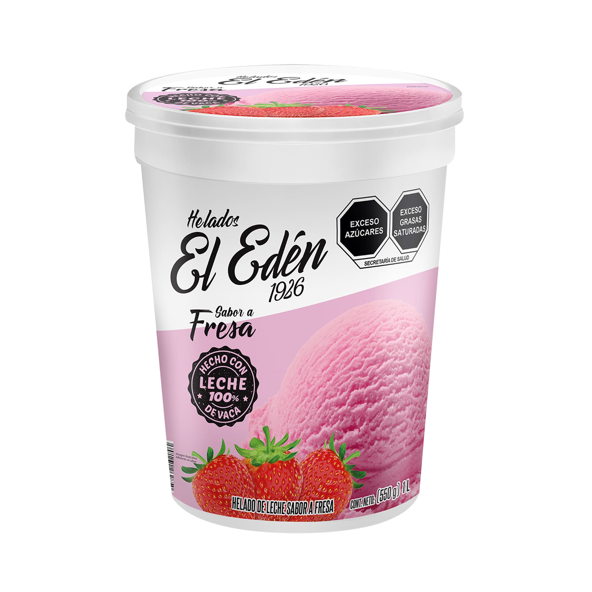 Helado Fresa El Eden