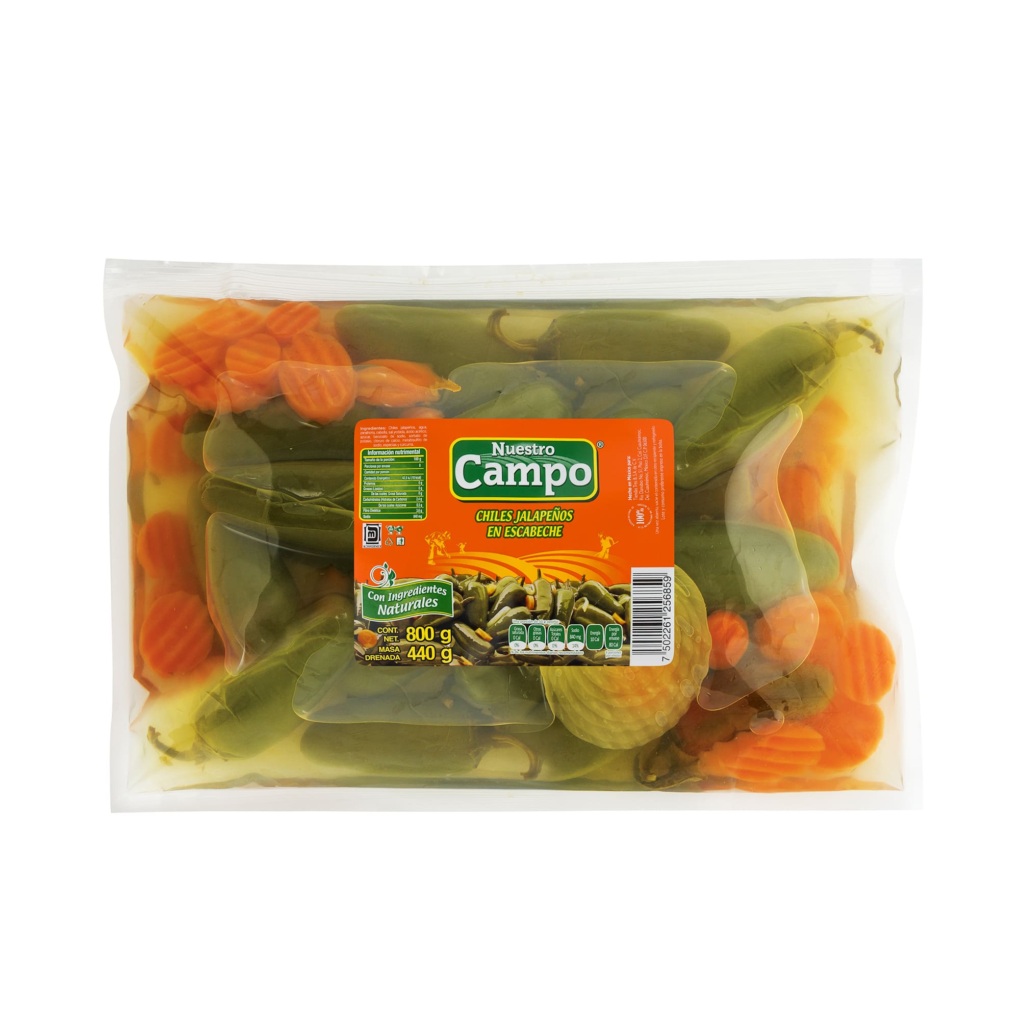 Chile Jalapeno Entero Nuestro Campo