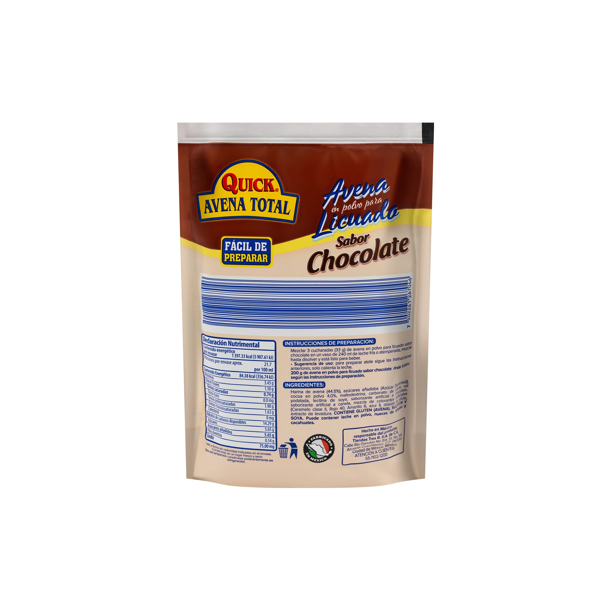 Licuado Avena Quick Total - Image 2