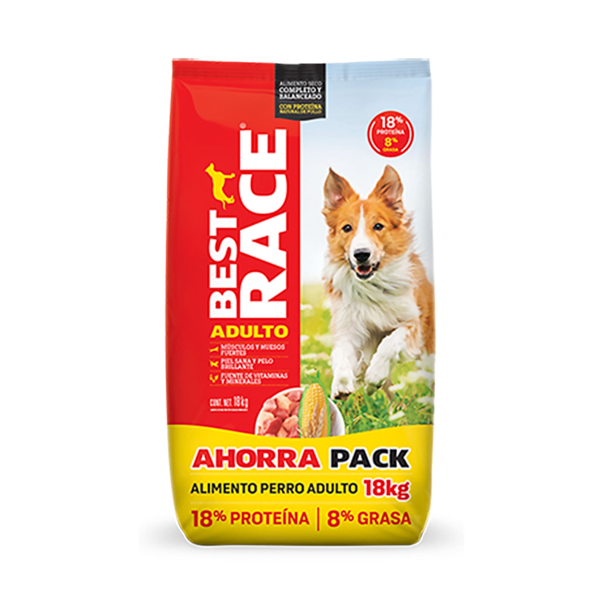 Alimento Seco Perro Adulto Best Race 18 kg