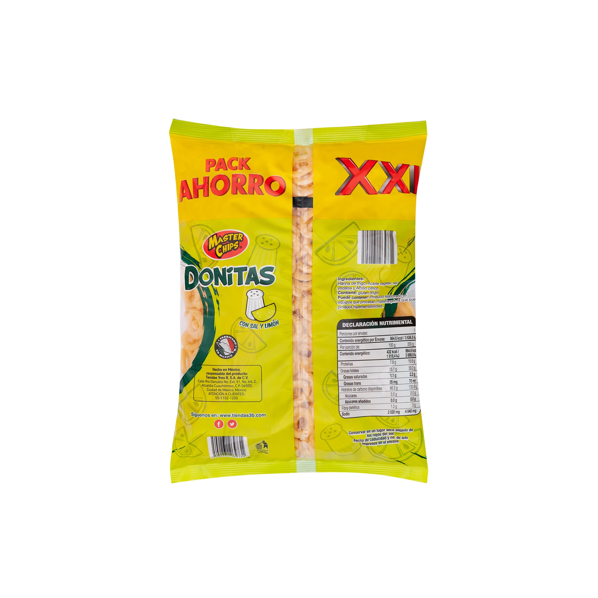 Botana Donitas Limon y Sal Masterchips - Image 2