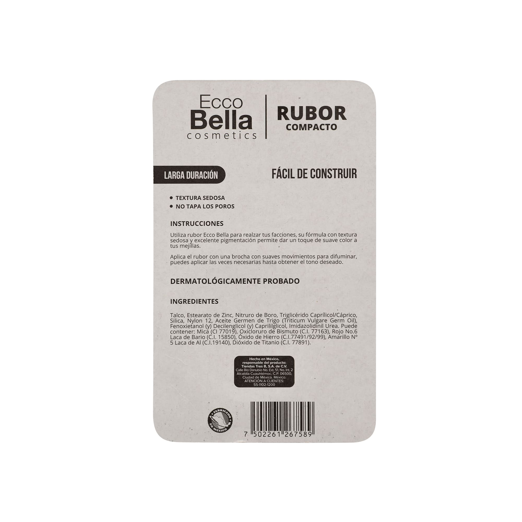 Rubor Suave compacto Ecco Bella - Image 6