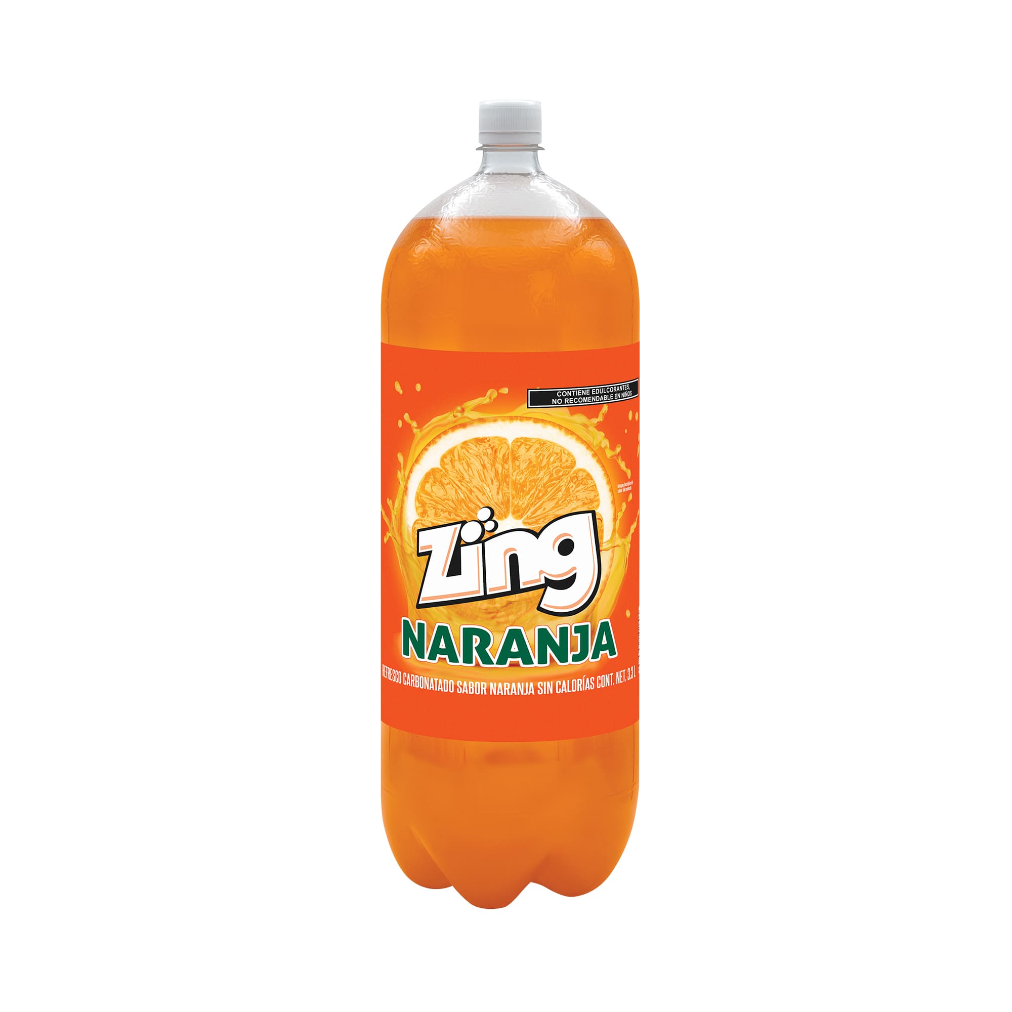 Refresco Zing sabor naranja