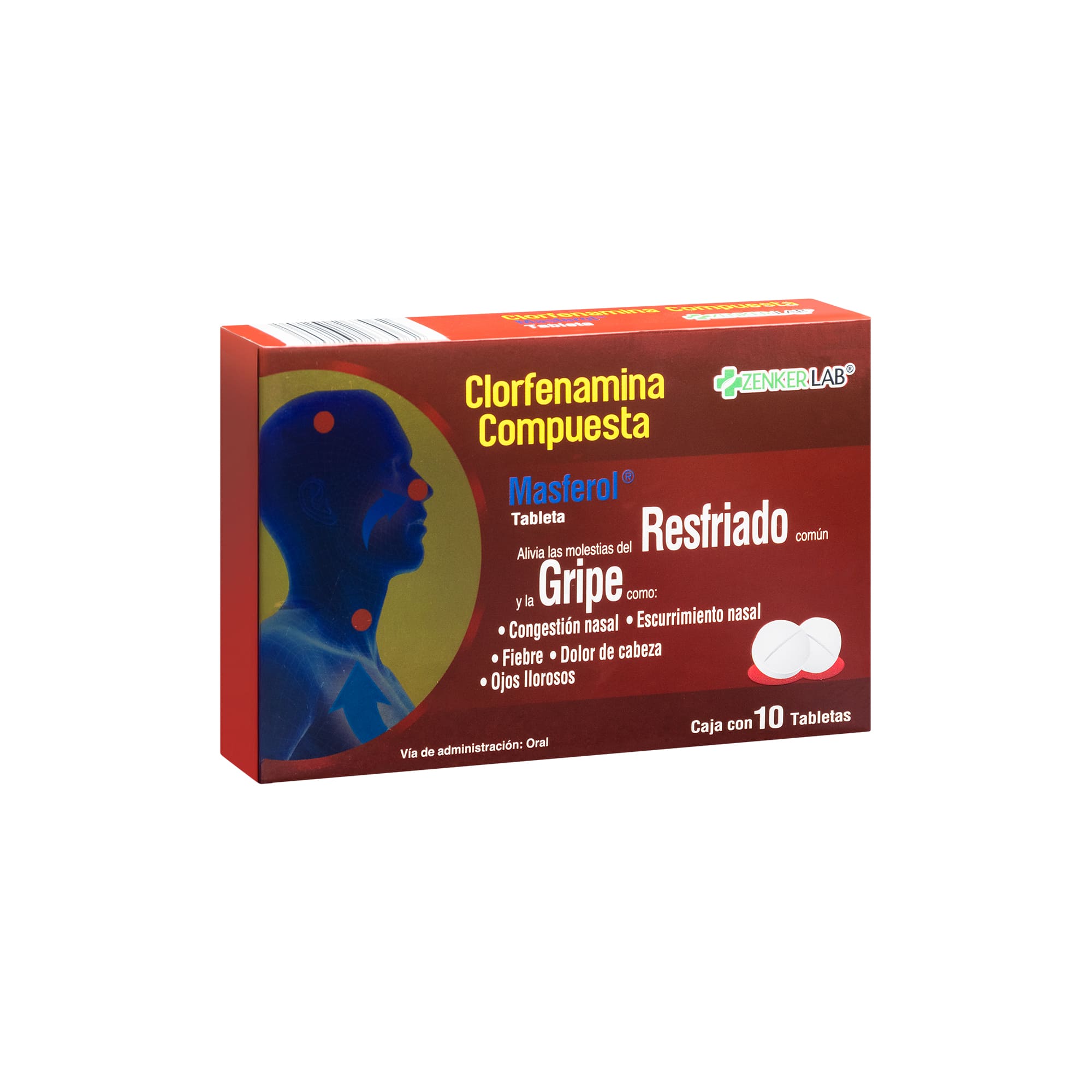 Antigripal Clorfenamina Compuesta Zenker Lab - Image 2