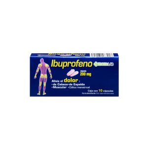 Analgésico Ibuprofeno 200mg 10C Zenker Lab