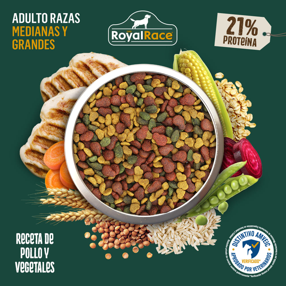 Perro Adulto Razas Medianas y Grandes 4kg Royal Race - Image 8