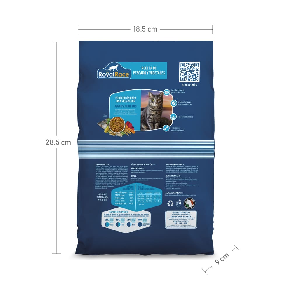 Gato Adulto - Pescado 1.5kg Royal Race - Image 2