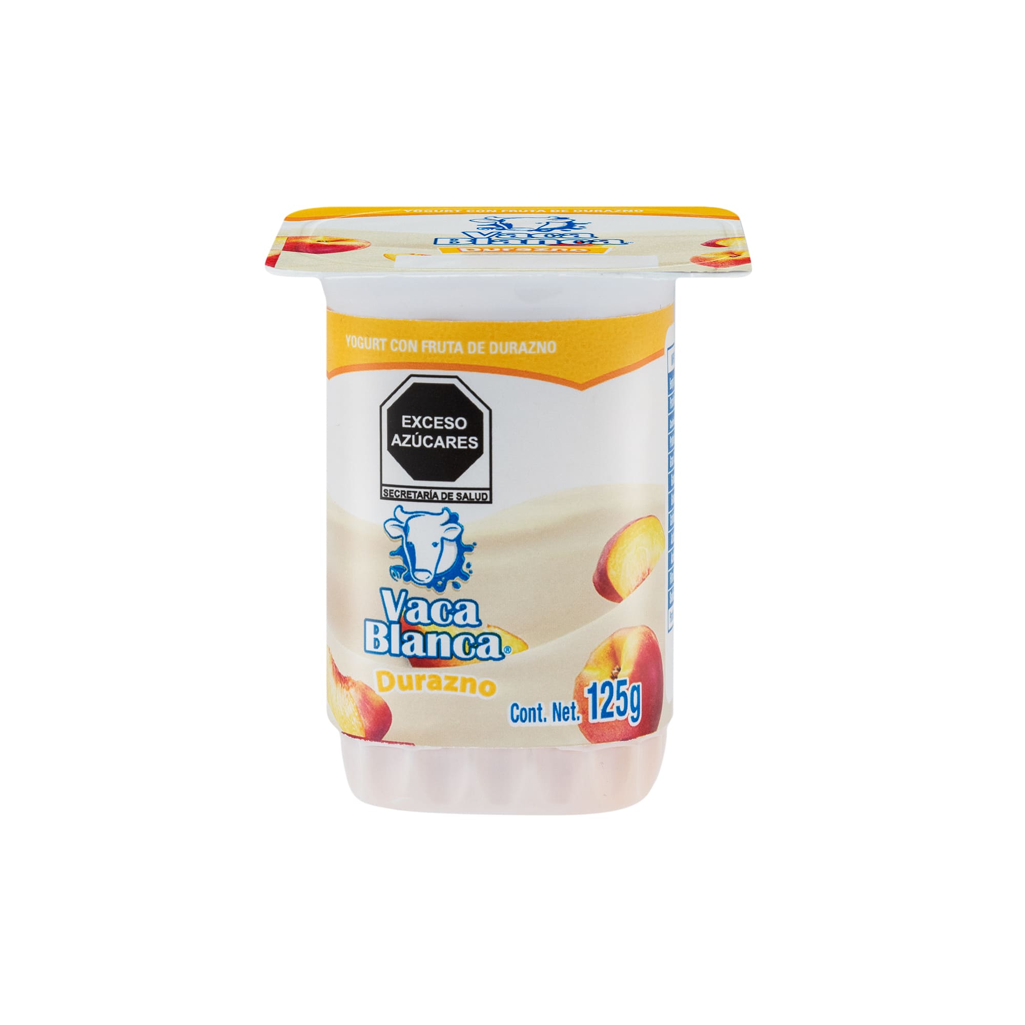 Yogurt con fruta de durazno 125g - Image 3