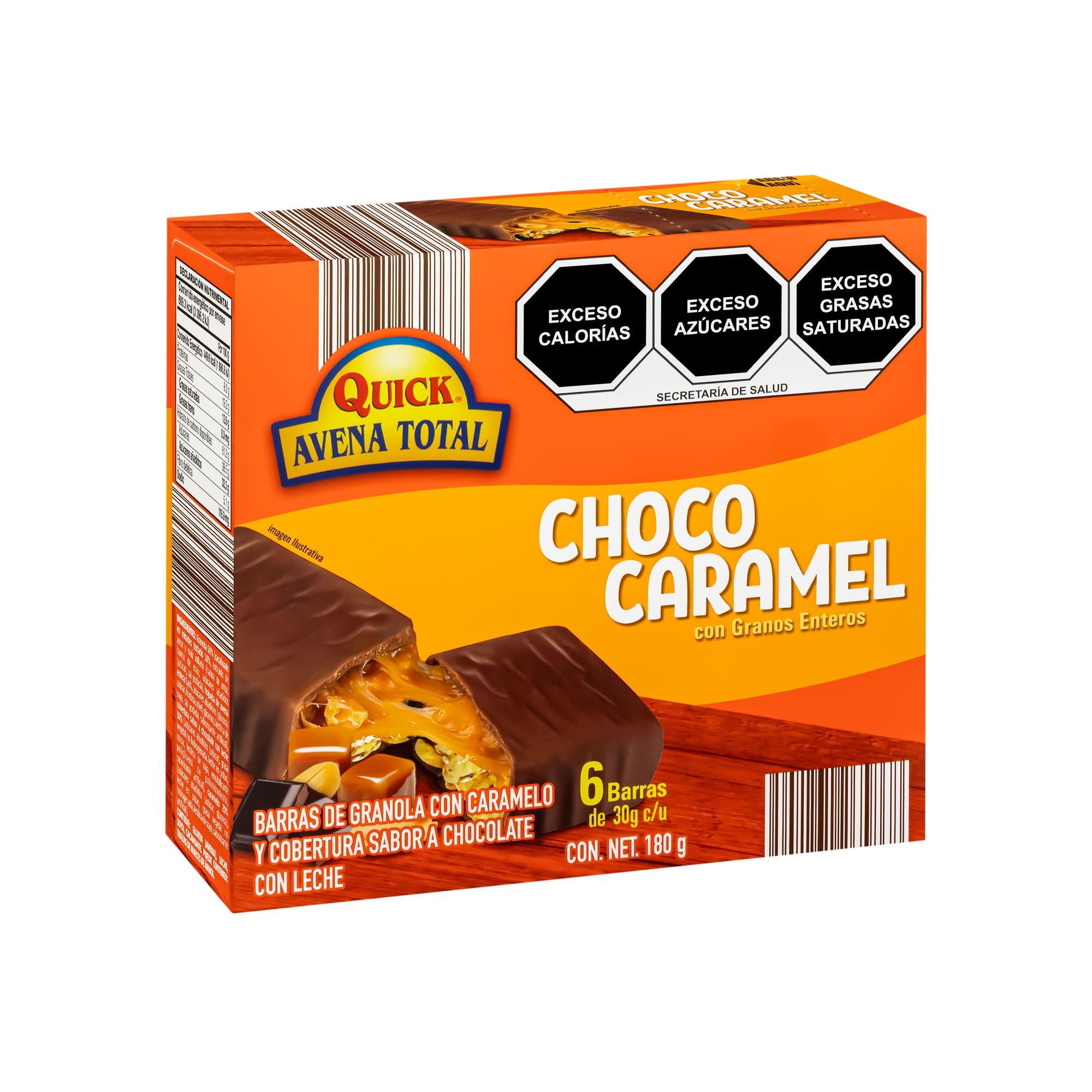 Barra ChocoCaramel Quick Avena Total - Image 3