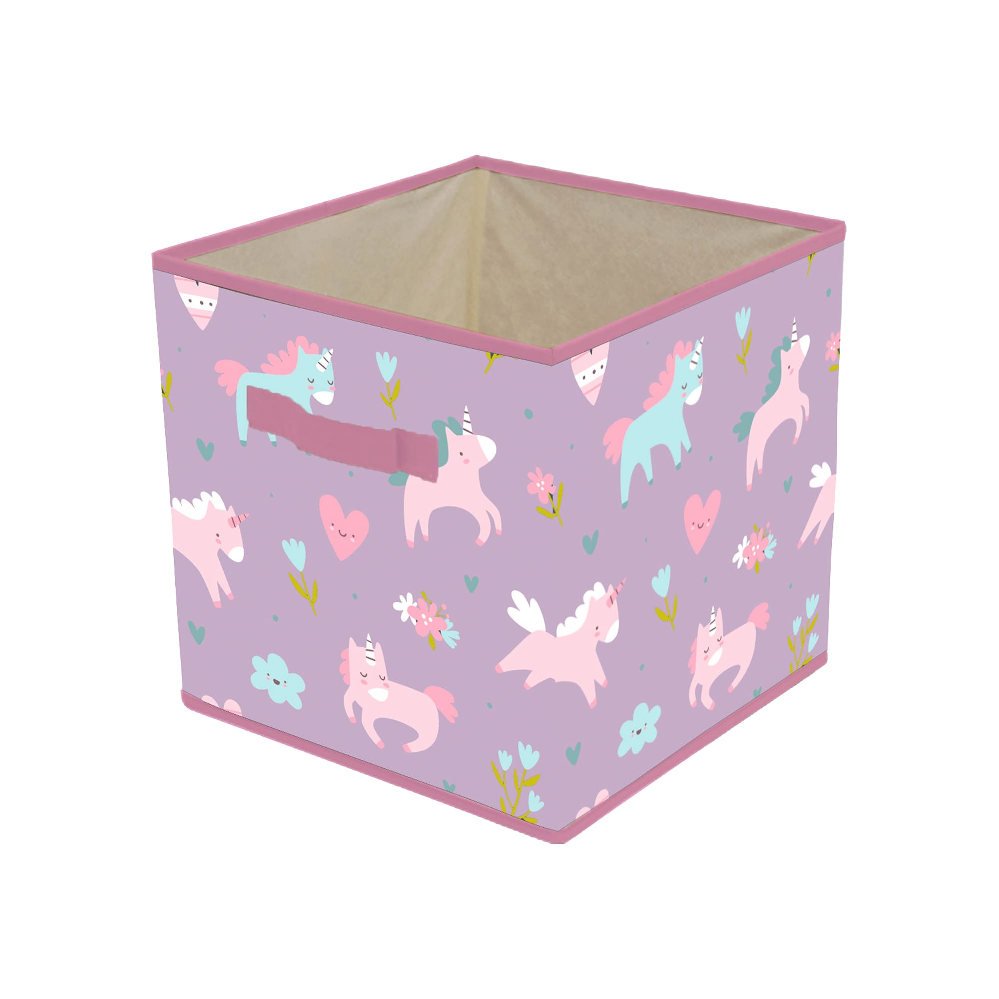 Cubo Organizador Unicornios (30x30cm)