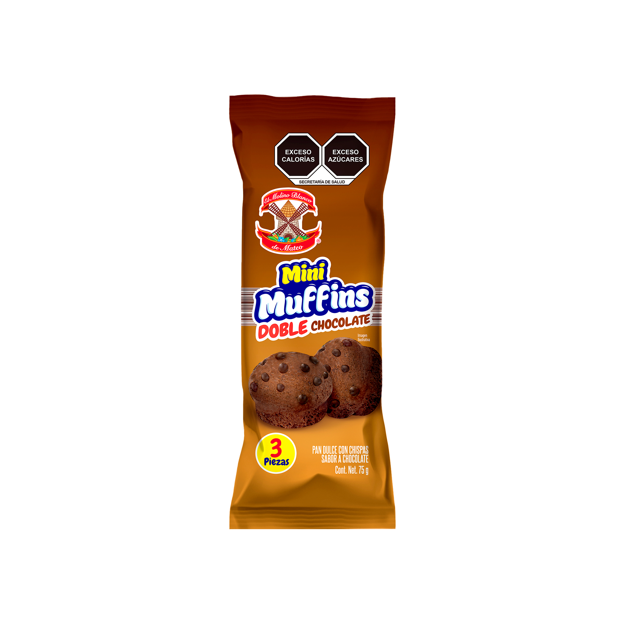 Mini Muffins Doble Chocolate Molino Blanco