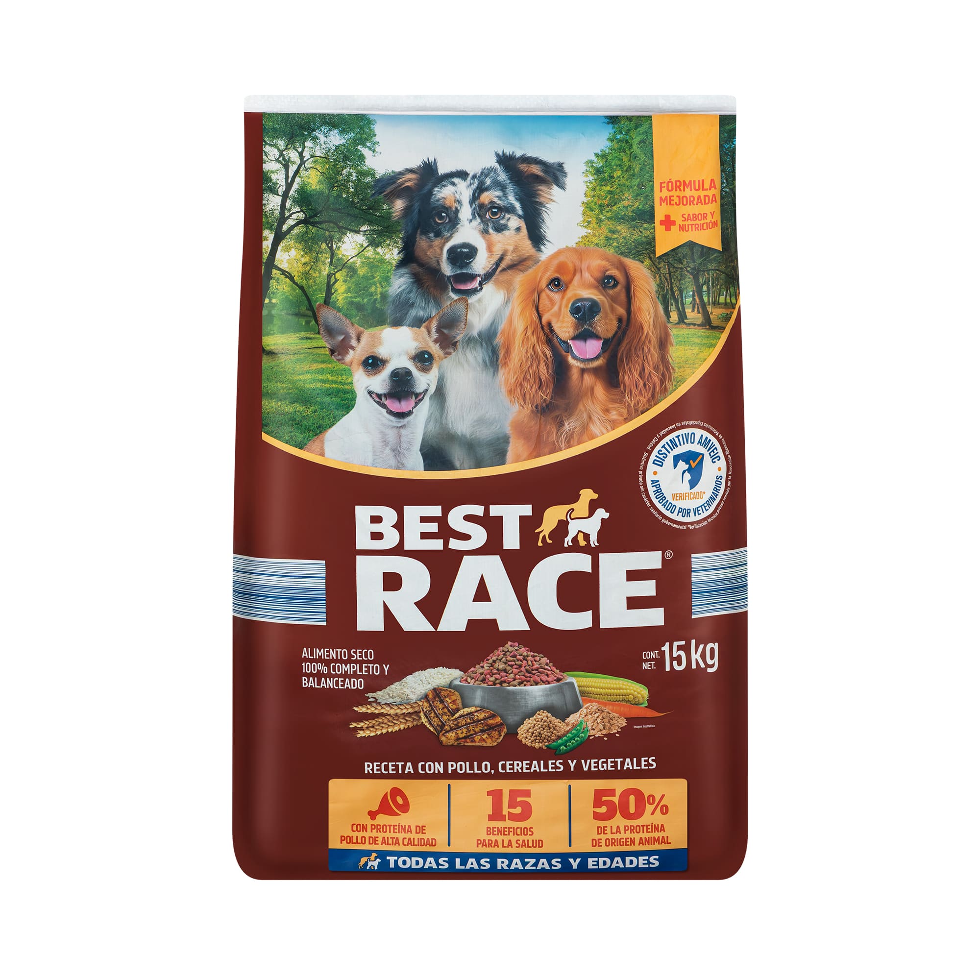 Alimento Seco para perro (15kg) Best Race