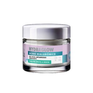 Crema gel facial hidratante con ácido hialurónico