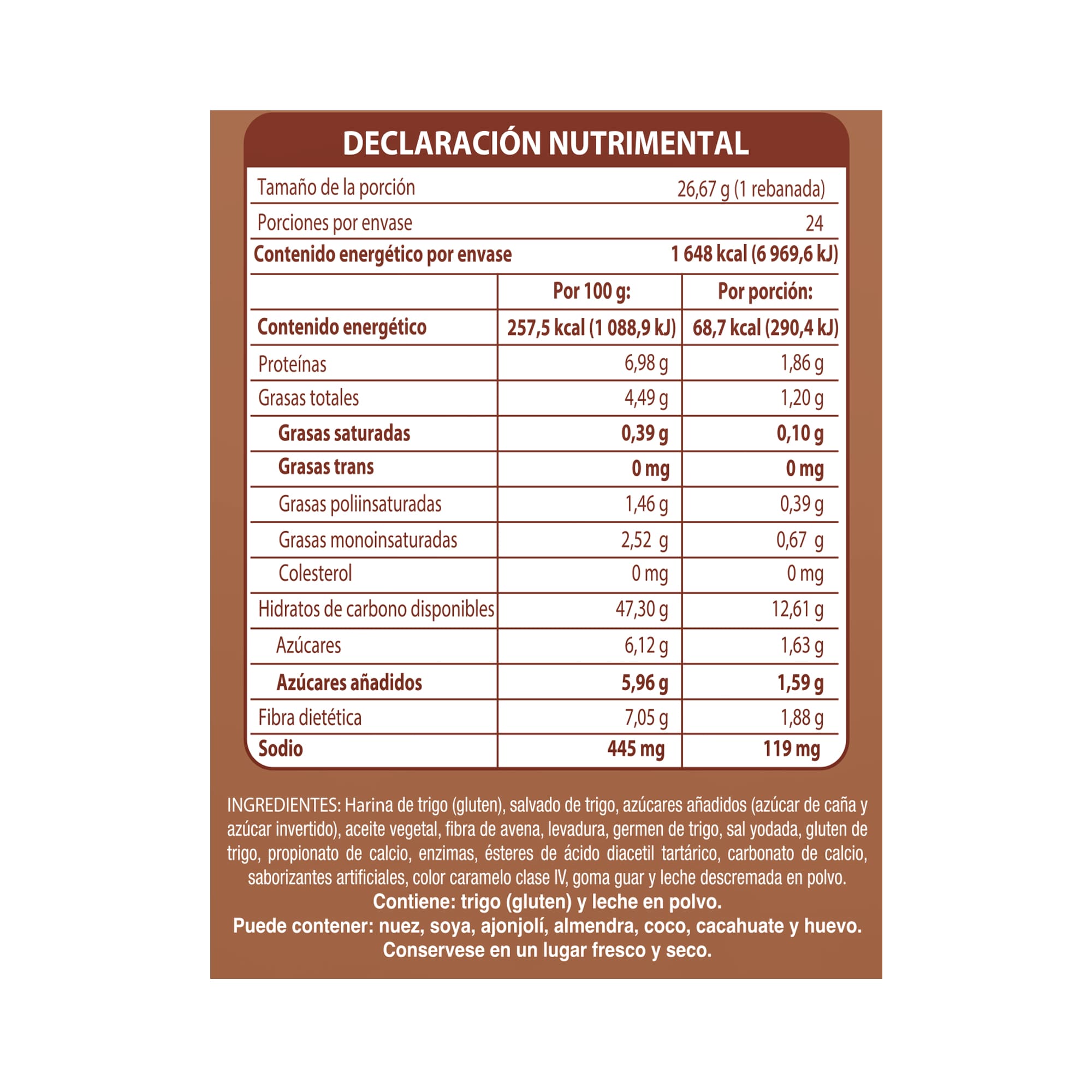 Pan Integral Molino Blanco - Image 3
