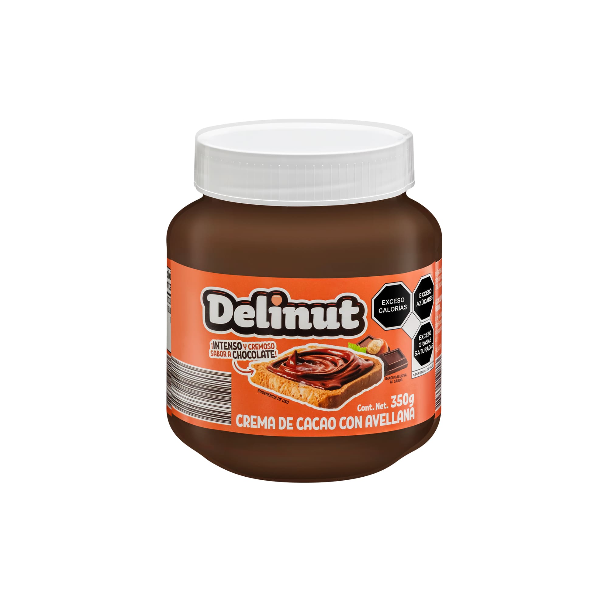 Crema Cacao y Avellana Delinut