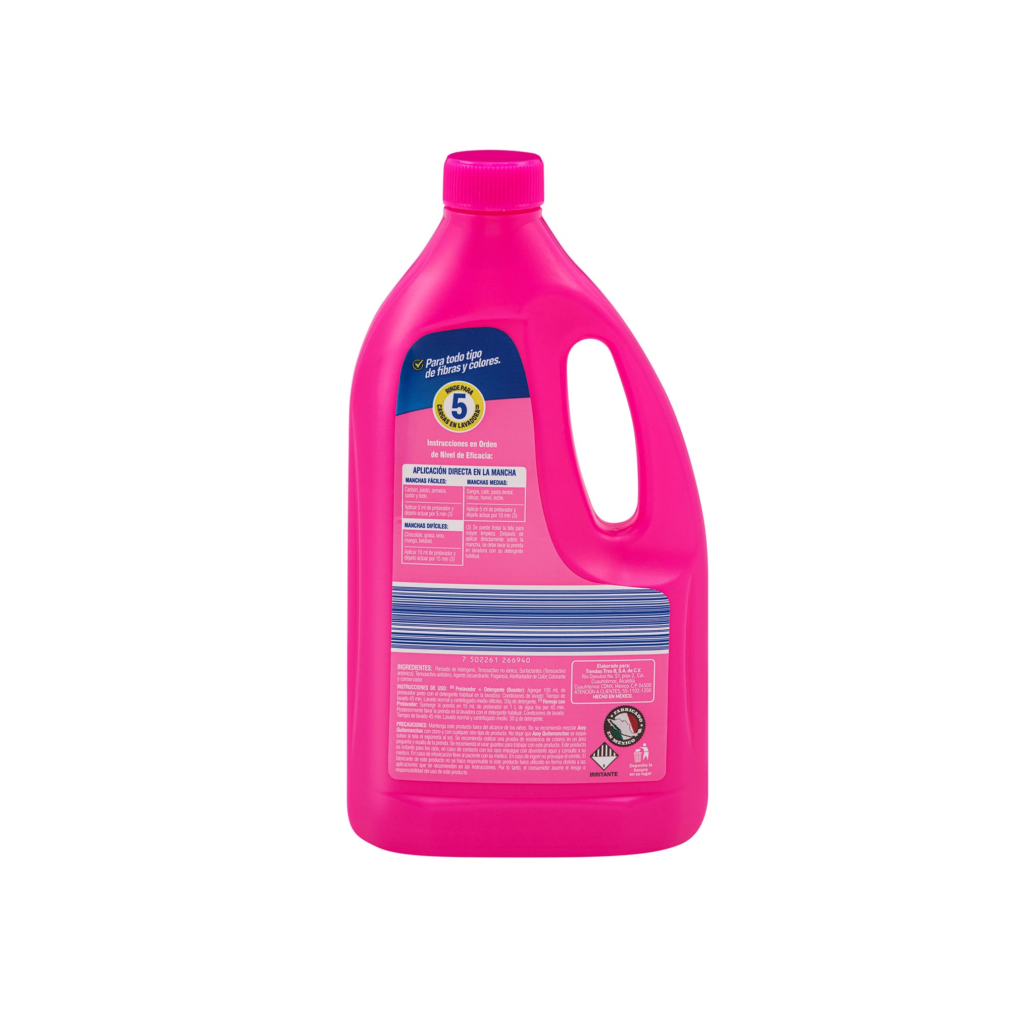 Quitamanchas en Gel para Ropa Blanca y Color Auxy - Image 4