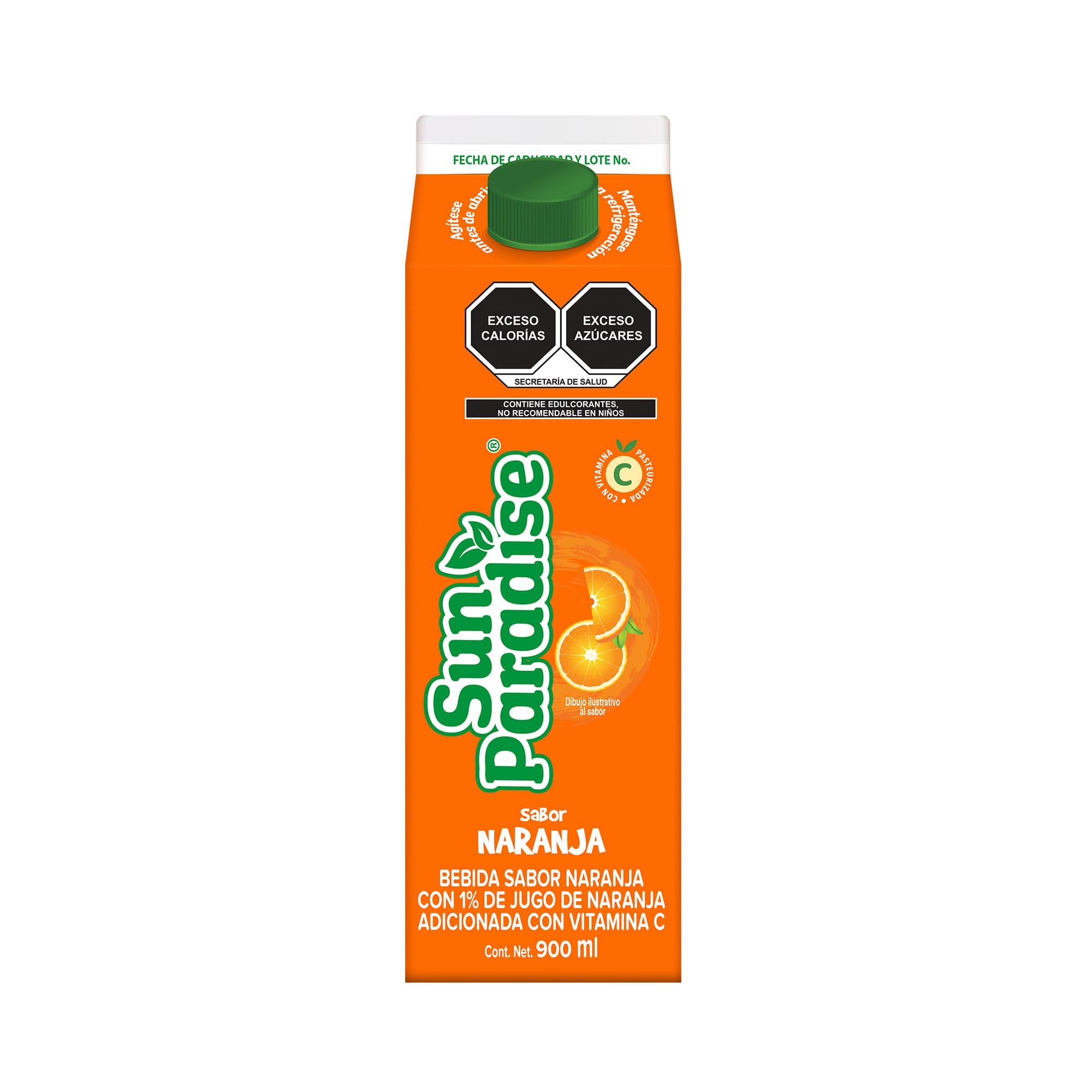 Bebida Sun Paradise Sabor Naranja (900ml)