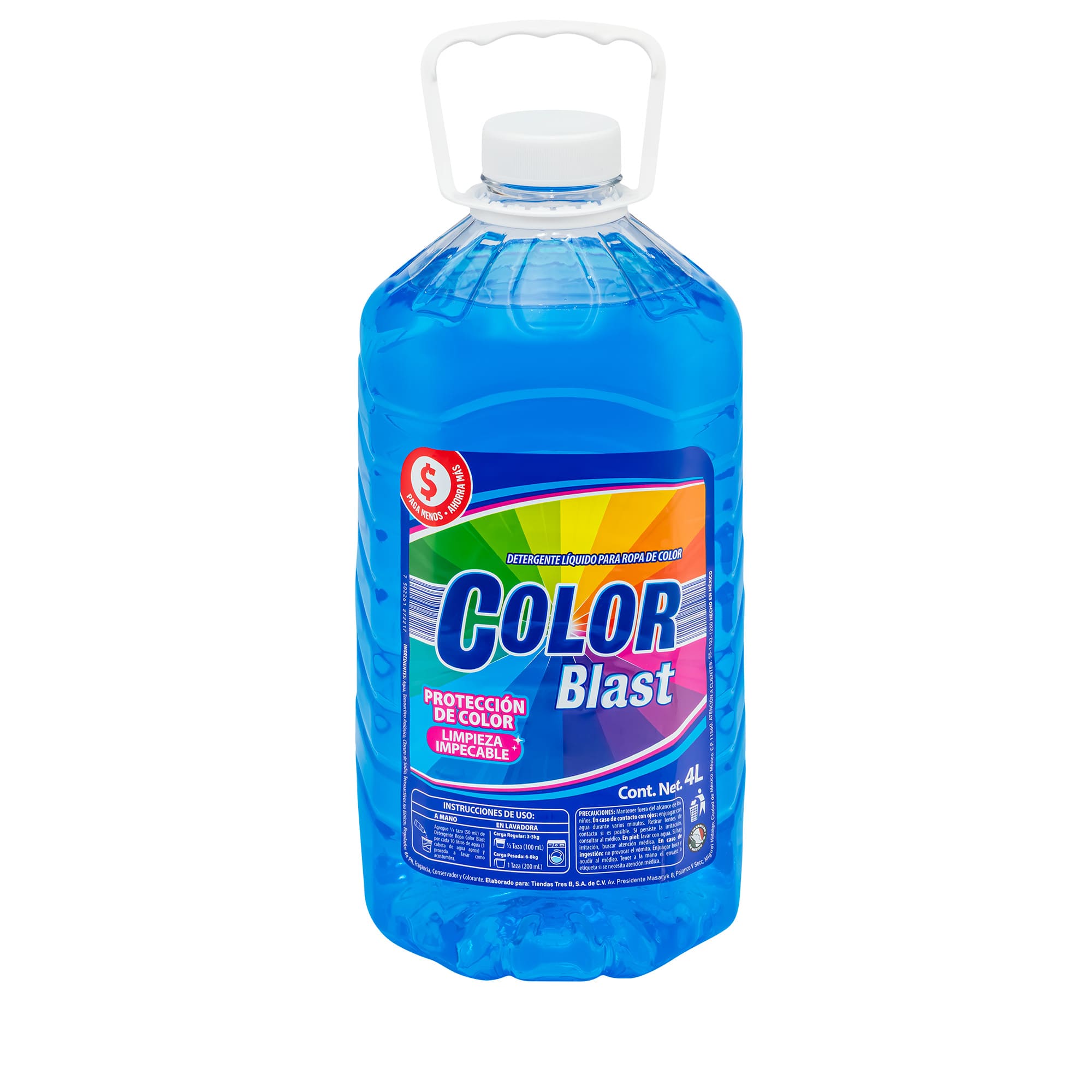 Detergente líquido para ropa Color Blast