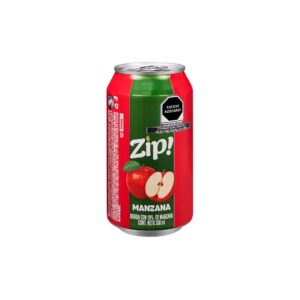 Bebida con 10% de manzana Zip!