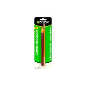 Combo métrico + 1 lápiz phano rojo Dixon