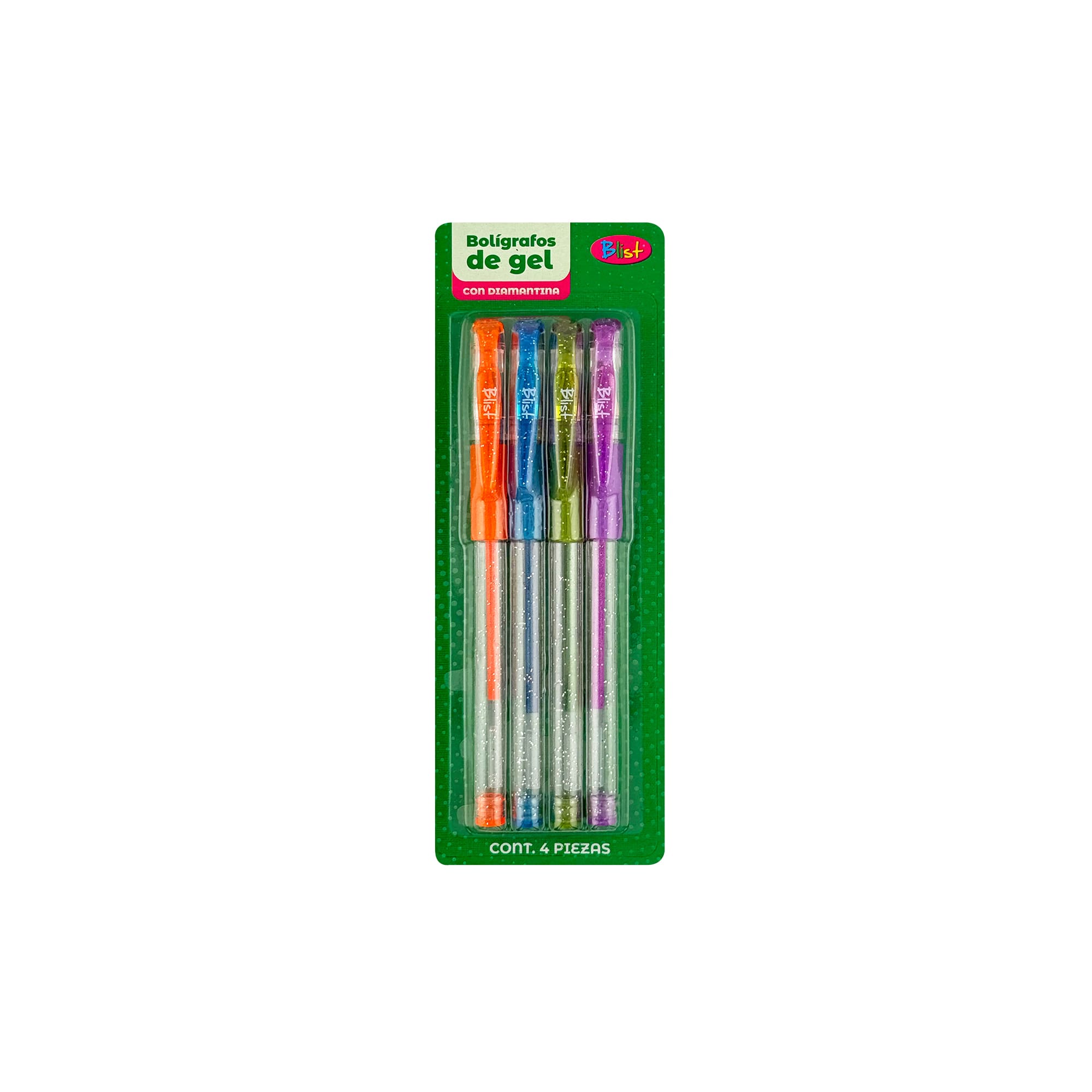 Bolígrafo de gel 4 pzas colores neón - Image 4
