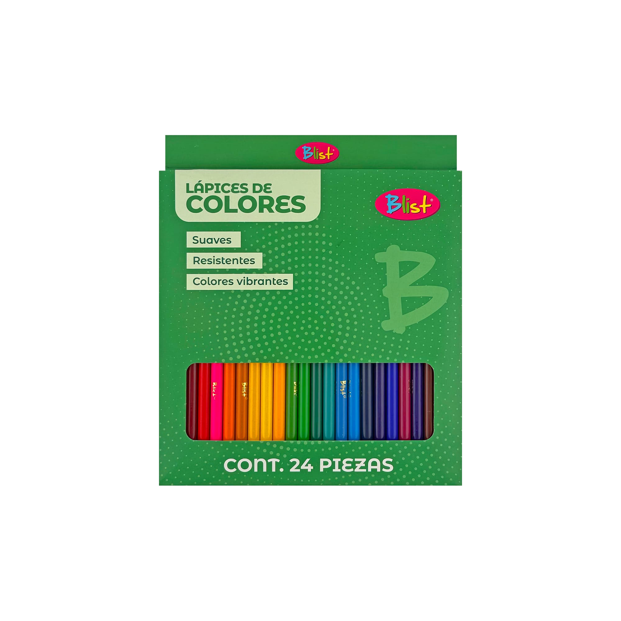 Lápices de color 24 pzas Blist